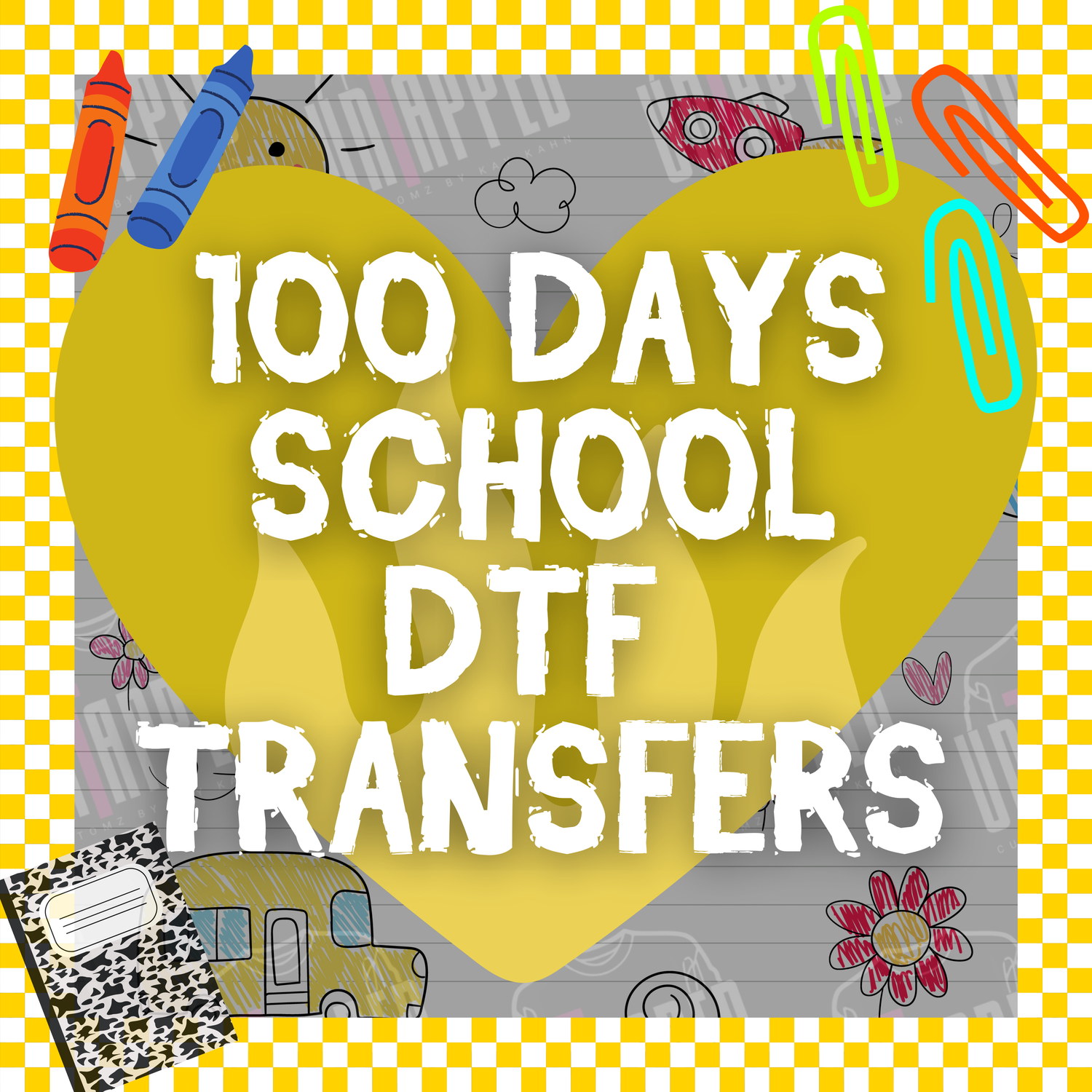100 days DTF Transfers