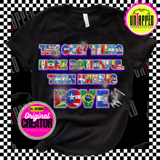 BB wording - love is powerful- Digital download please read description