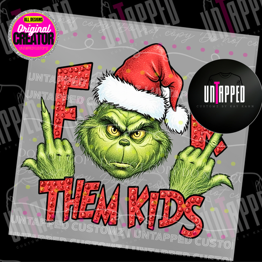 GRINCHY DTF Transfer