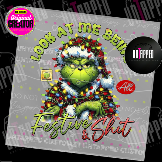 GRINCHY DTF Transfer