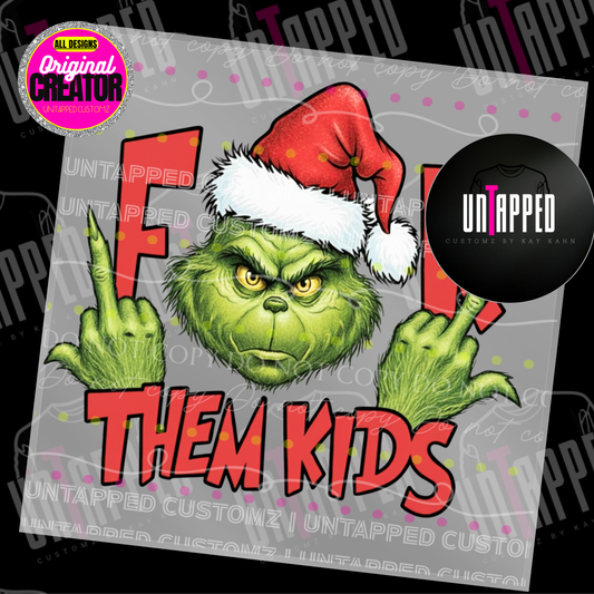 GRINCHY DTF Transfer