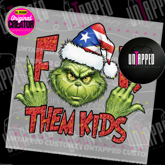 GRINCHY DTF Transfer