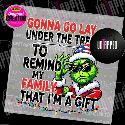 GRINCHY DTF Transfer