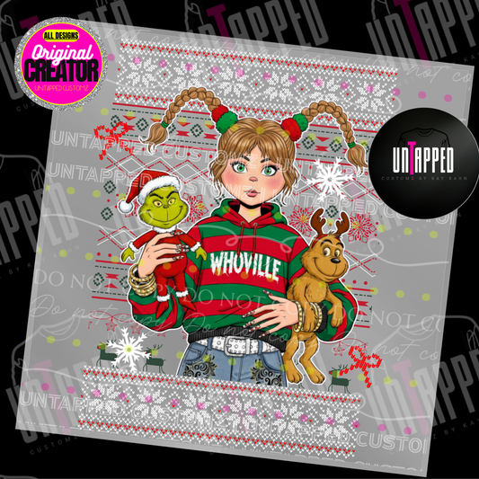 GRINCHY DTF Transfer