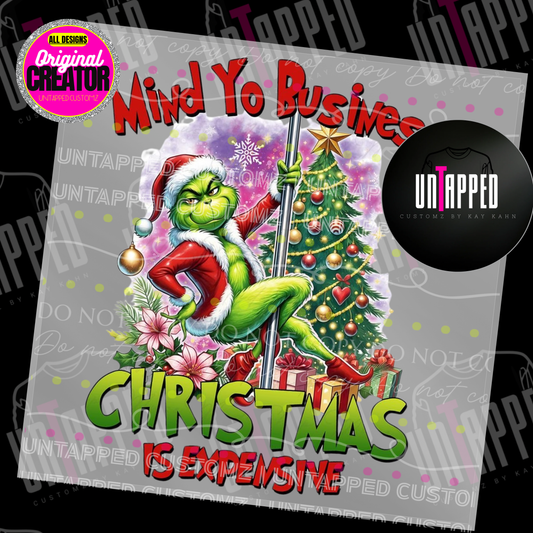 GRINCHY DTF Transfer