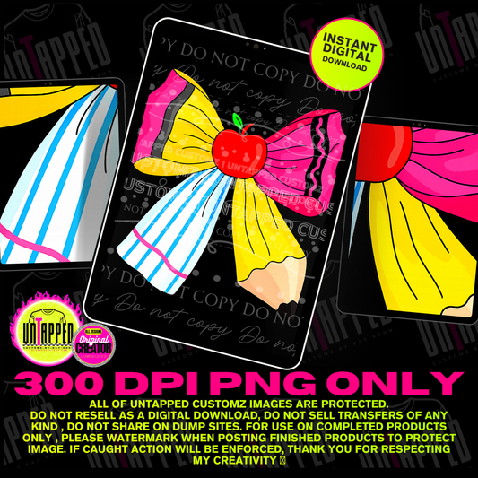 Teacher bow - Digital download please read description